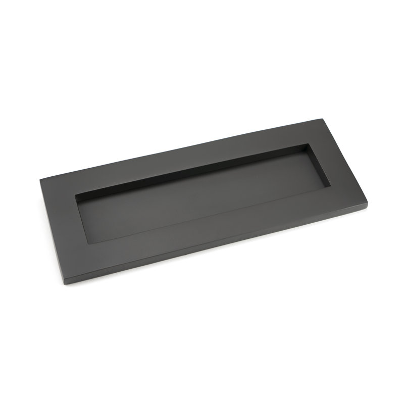 Letter Plate Door Accessory, Aged Bronze, 10.8cm H x 26.5cm W x 0.4cm D