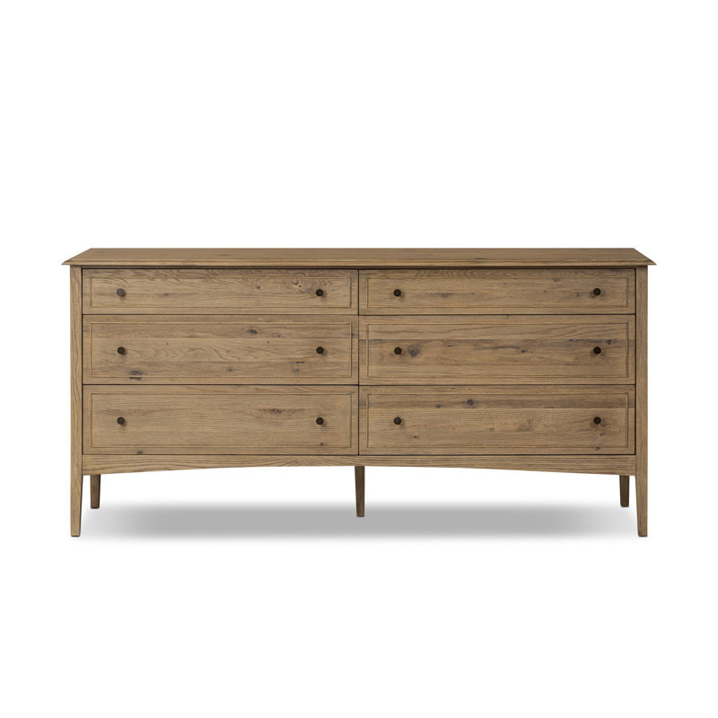 Maggie 6 - Drawer Dresser, Light Brown