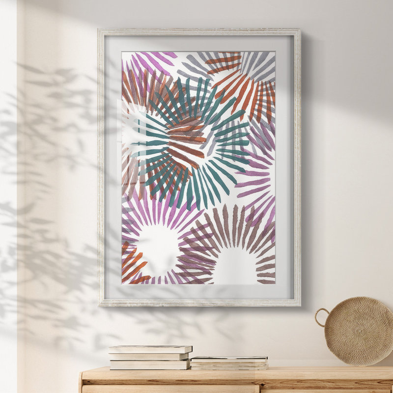 Starburst II -Framed Print, 28.5'' H x 20.5'' W, White