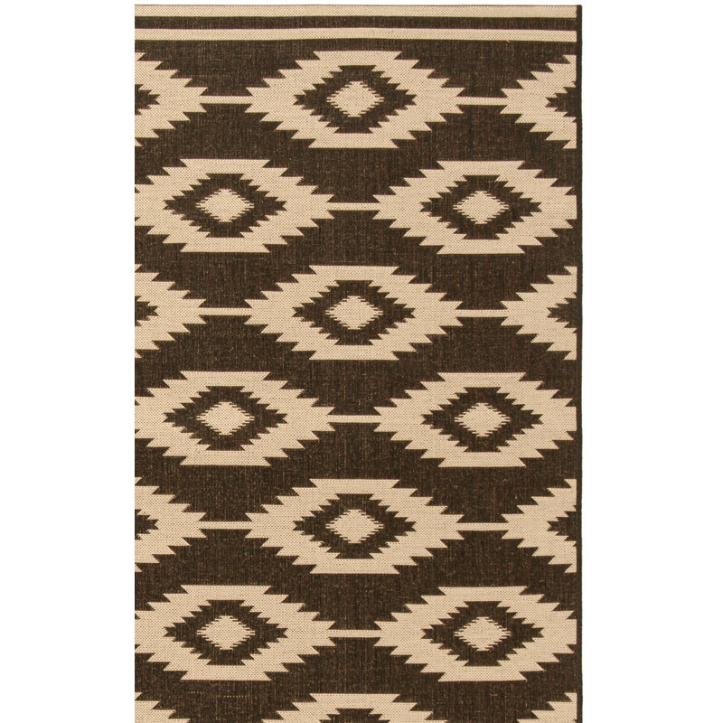 Tapis intérieur / extérieur Rohde Southwestern, Rectangle 3 pi x 5 pi