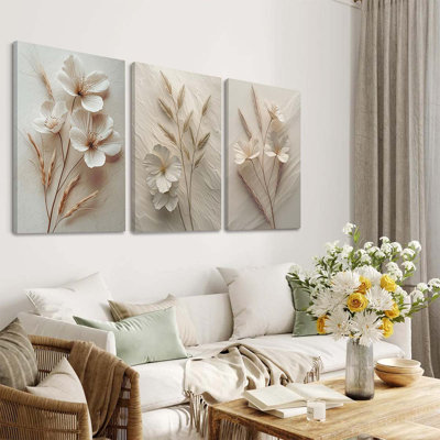 3 Piece Wrapped Canvas Print