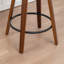 Tabouret de comptoir pivotant avec structure en bois Youngstown-123200776