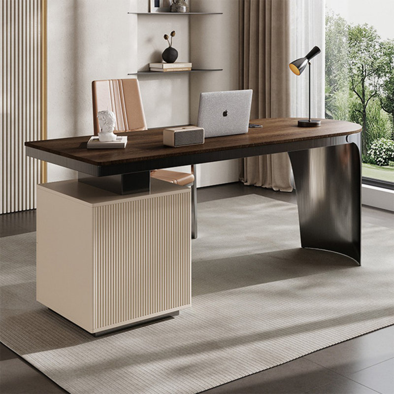 Bureau de direction moderne avec armoire de rangement - Bureau personnel