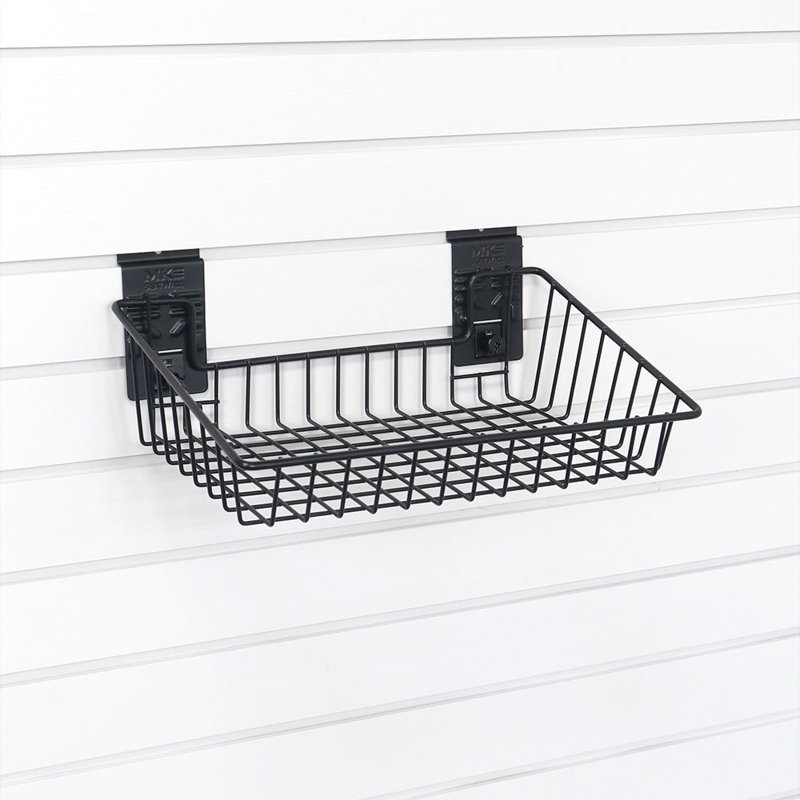 Vavla Steel Slatwall Slatwall / Pegboard Kit, 6.5" H x 16" W x 9" D