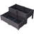 4 Piece Raised Garden Bed With Legs, Self-Watering Planter Box Raised Bed To Grow Flowers, Herbs & Vegetables, Brown-1896939704