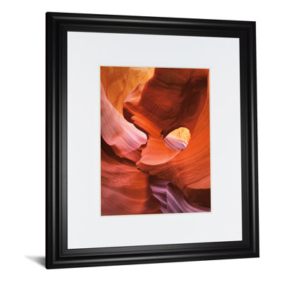 Art mural Antelope Canyon Glow - 34 po x 40 po - cadre noir