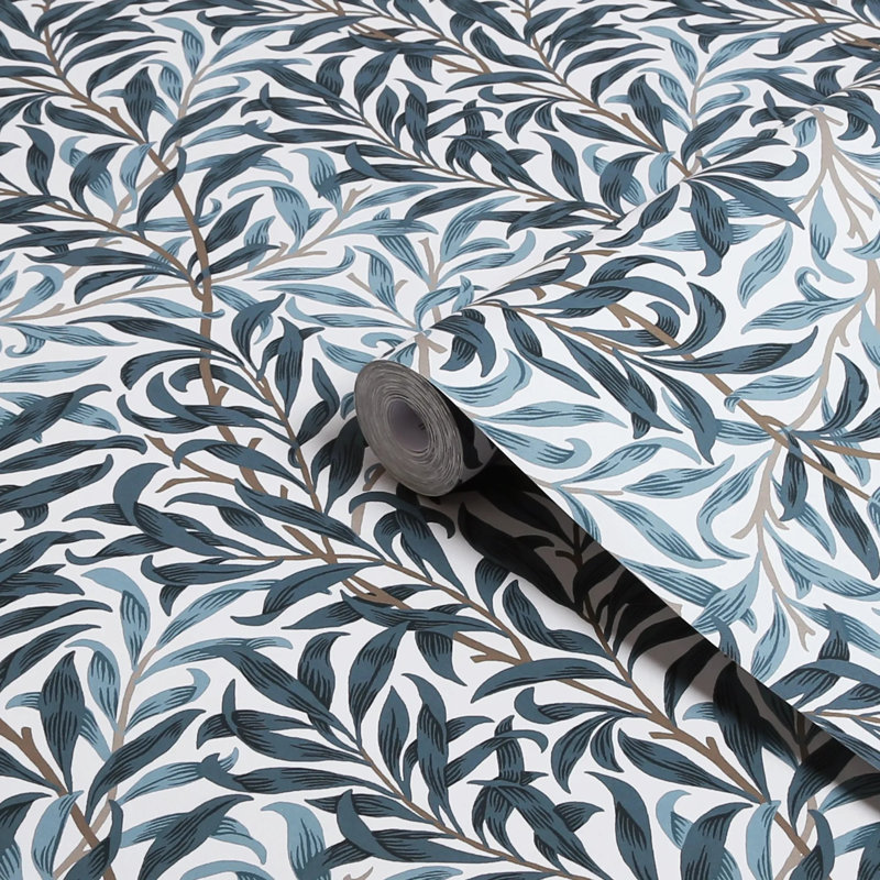 William Morris At Home Willow Bough Floral Wallpaper, Blue