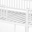Lit superposé simple TG au-dessus de simple TG avec échelles et garde-corps, structure de lit superposé en métal avec conception de tuyau rond de sécurité améliorée, peut se transformer en 2 lits plateforme, blanc-1483090173