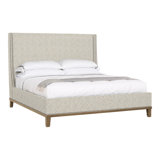 Michael Weiss Upholstered Wingback Bed