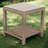Bakary Square Glass Outdoor Side Table