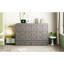 Stylish Grey Bed With Abundant Drawer Space Brushed Robust Structure - Durability-290675126