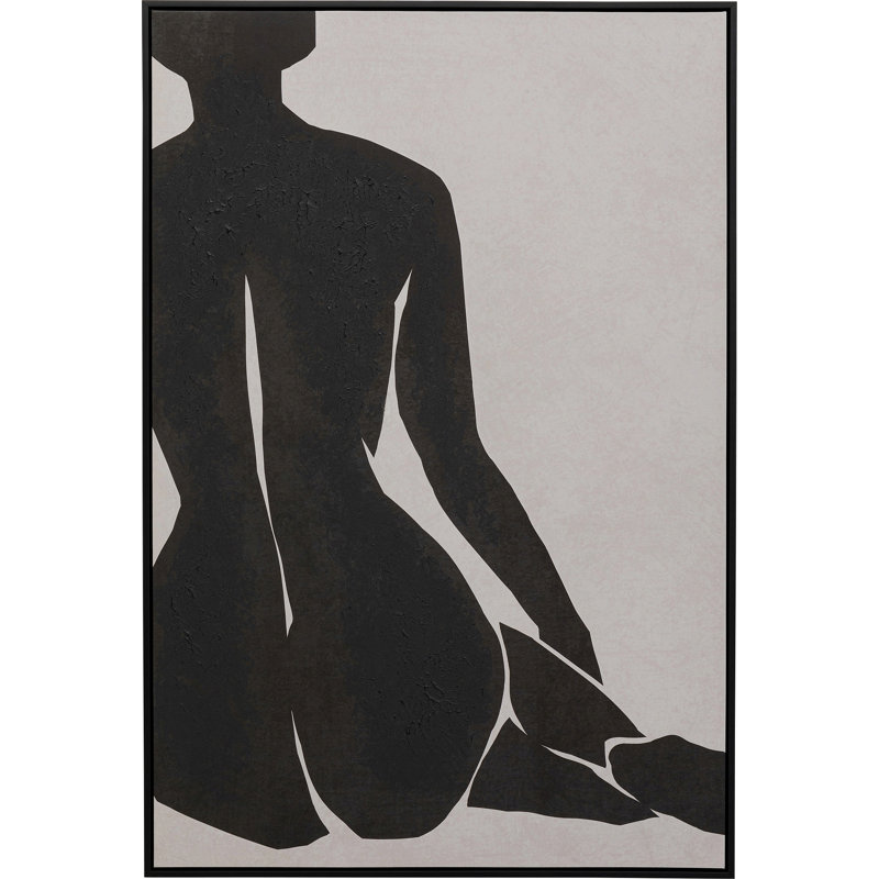 Nude Lady Art Print on Canvas