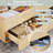 Vanity Desk with Lift-Top Coffee Table