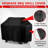 58 Inch Heavy Duty Grill Cover – Waterproof Oxford Fabric With PVC Coating, UV-Resistant & Weatherproof, Fits Most 3-5 Burner Gas Grills Up To 58" Wide (Weber/Char-Broil/Nexgrill/Monument)