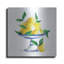 Art mural en métal Winro Porter «espagnol citrons 2» par Mercedes Lopez-1846842615