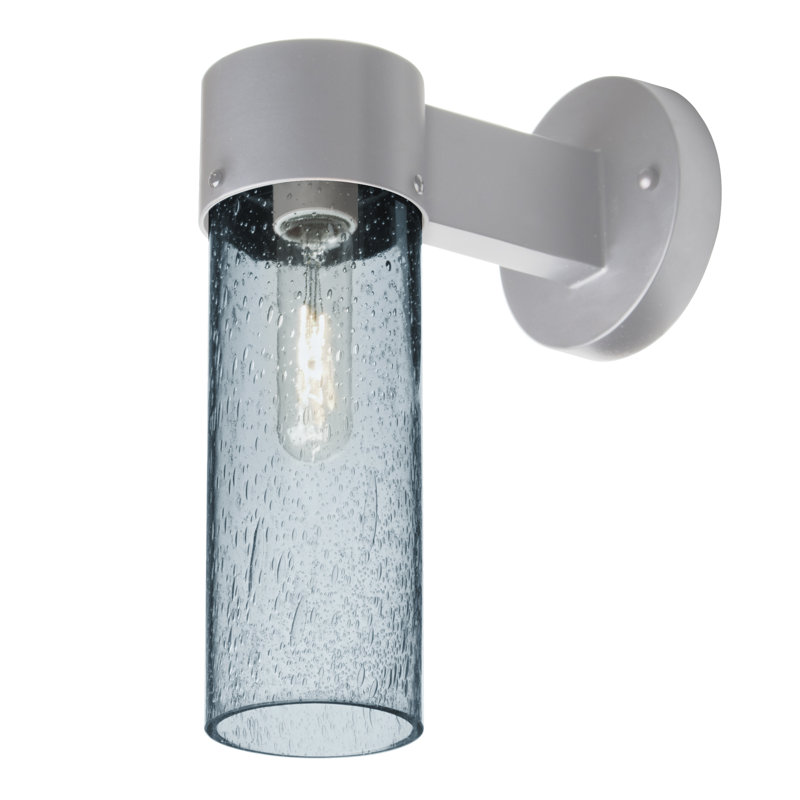 Cattalina Wall Light, Blue, Silver, 11.5" H x 5" W x 8.5" D