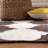 Rodgers Hand Woven Flat Weave Banana Silk/Wool/Cotton Geometric Rug in White/Brown-987216830