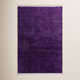 Clio Handmade Wool Purple Rug
