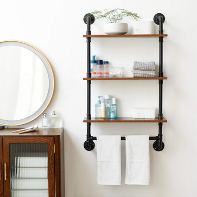 103.5 cm H x 60 cm W Floating Shelf Bookcase