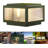 Outdoor Post Light 10X10 in, Column Light,Wired Lantern Column Lamp 110-240V(12-36V Replace Bulb)