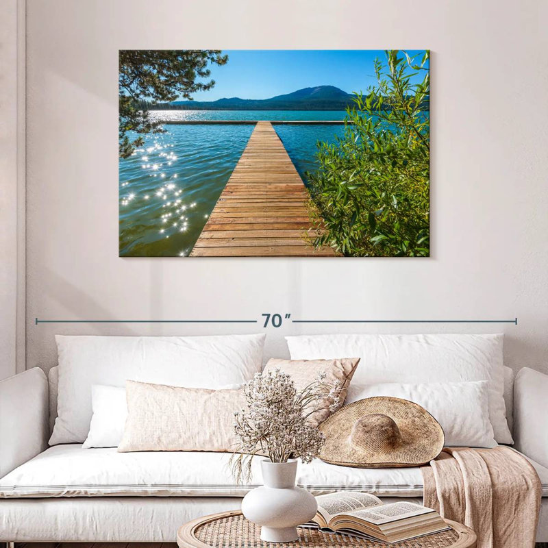 Alvord Dock At Diamond Lake, 30" H x 45" W