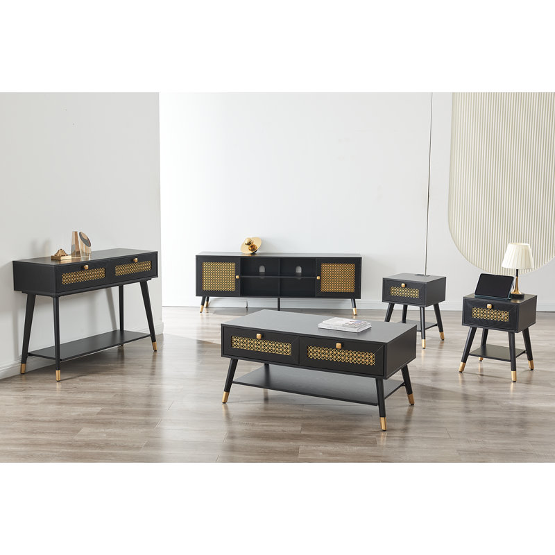 Rashia Coffee Table, White