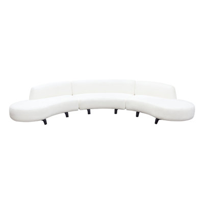 Canapé modulaire courbé Ikka