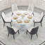 Ensemble de salle à manger circulaire L 45 po x l 45 po Nerita-811742788-812123685