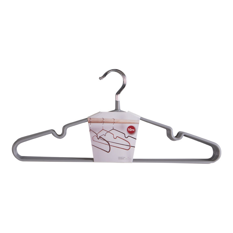 William Metal Standard Hanger for Dress/Shirt/Sweater, Grey