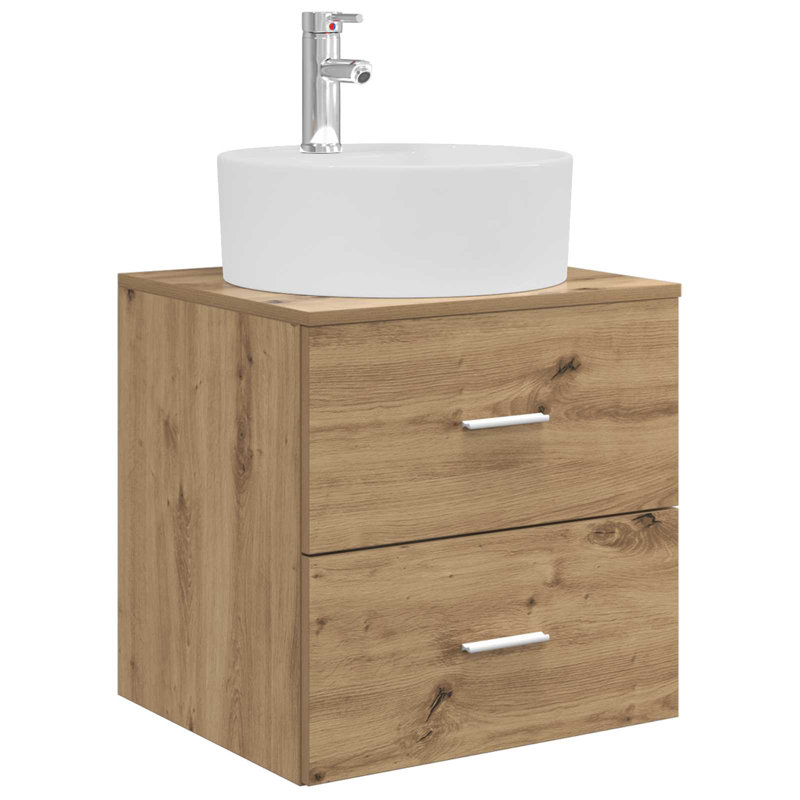 495 mm Bathroom Vanity, Artisan Oak