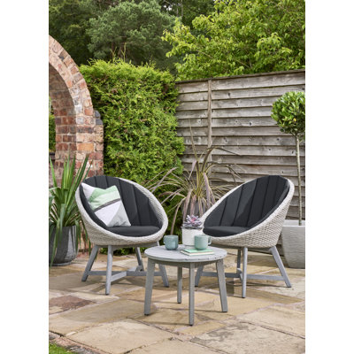 Aabriella Chedworth Curved Bistro Set
