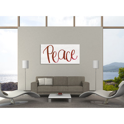 «Peace», toile tendue par Jenaya Jackson