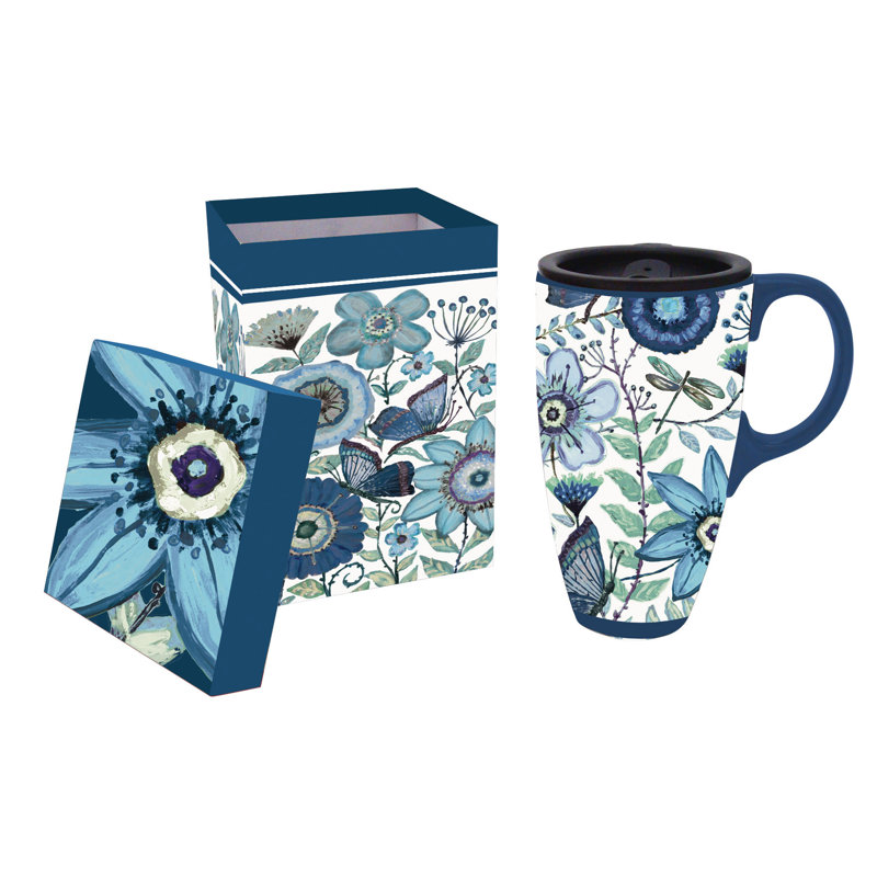 Red Barrel Studio Davisson Ceramic Travel Mug