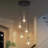 Hooman 5 - Light Cluster Teardrop Pendant 15" Ceiling Flush Mount Chandelier
