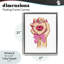 Miroir flottant rose dans un cadre flottant, design par Ziwei Li-1065258812-1065258784