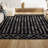Kendahl Moroccan Geometric Black/Cream Rug-1352875008