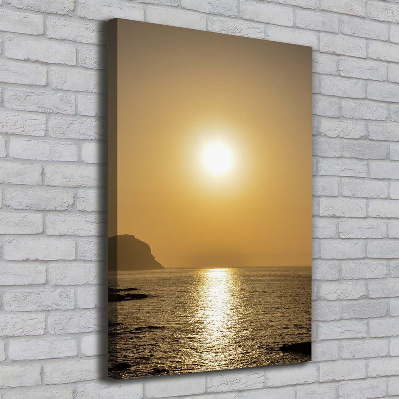 Sunset Sea - Wrapped Canvas Print