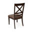 Ensemble de 2 chaises de salle à manger, brun