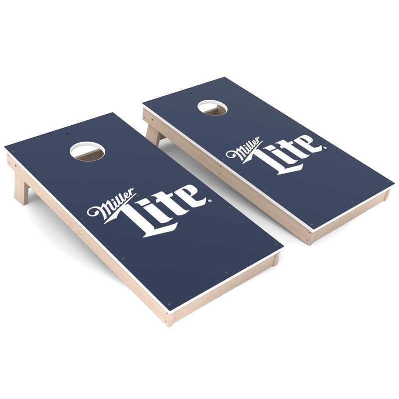 Ensemble de planches de cornhole Miller, Ajouter des lumières DEL