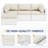 Outdoor Replacement Cushion Set Seat/Back Cushion (Cushion Set Only, Sofa Not Included)-1387681132