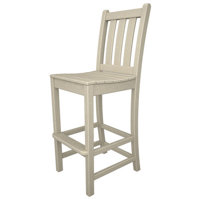 Lakeside POLYWOOD Traditional Garden Bar Side Chair