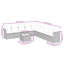 Grand canapé modulaire en rotin PE Vidaxl-114237212