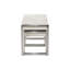 Banc rembourré avec tabouret Upholstery