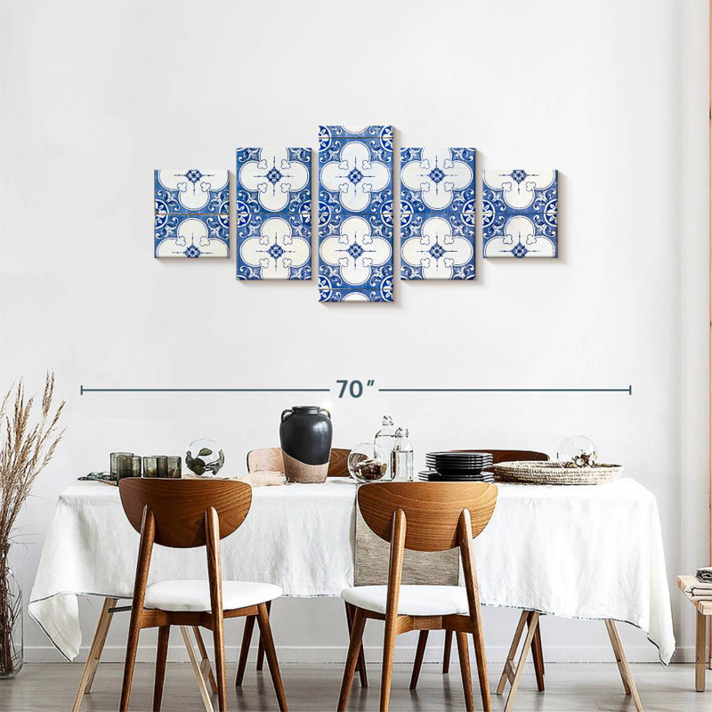 Portuguese Tiles, 24" H x 55" W