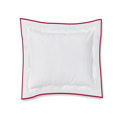 400TC Embroidery Cotton Sateen Solid Euro Sham