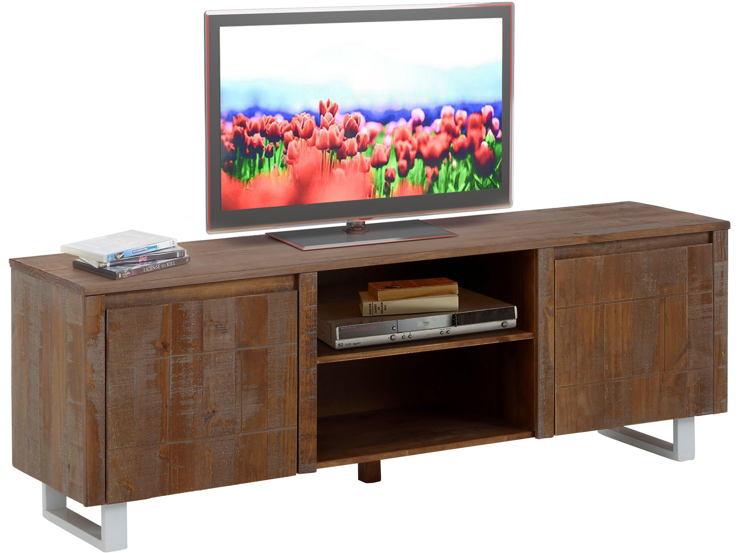 Low rustic deals tv stand