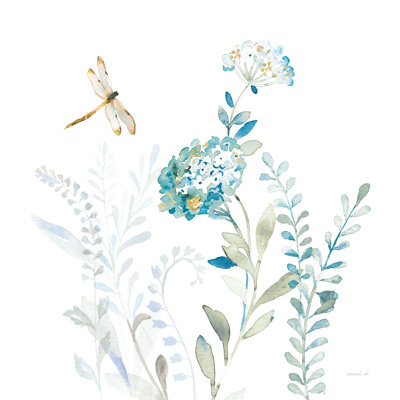 «Blues of Summer VII» par Danhui Nai - peinture sur toile tendue