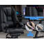 Fauteuil de direction ergonomique en similicuir avec repose-pieds (noir)-118090526