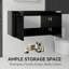Meuble-lavabo suspendu de 76 cm (30 po), en contreplaqué, portes doubles à fermeture amortie, grand espace de rangement intérieur, fixation murale, meuble seulement, lavabo non inclus-965653881-965653883