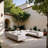 Madeleine 142" Resilient Water Resistant Olefin Fabric Upholstered 8Pc. Outdoor Patio Modular Sectional-1045393113